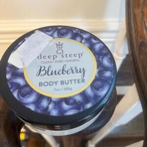 New deep, steep blueberry body butter, 7 ounces